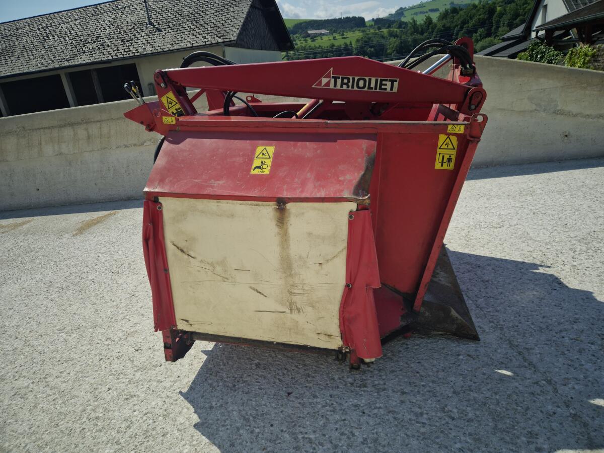 Trioliet Masterbuster RL, Doppelmesser für Grassilage 2