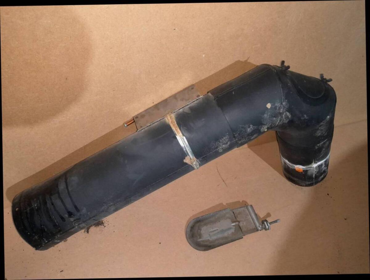 SUR Ofenrohr, 130 mm, Putzdeckel dabei 2