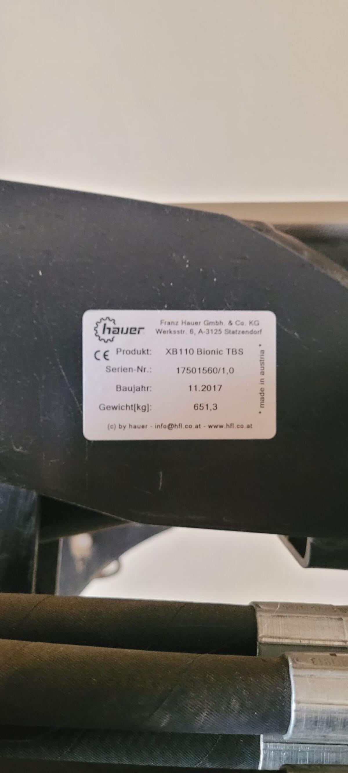 Hauer XB 110 Bionic TBS 3