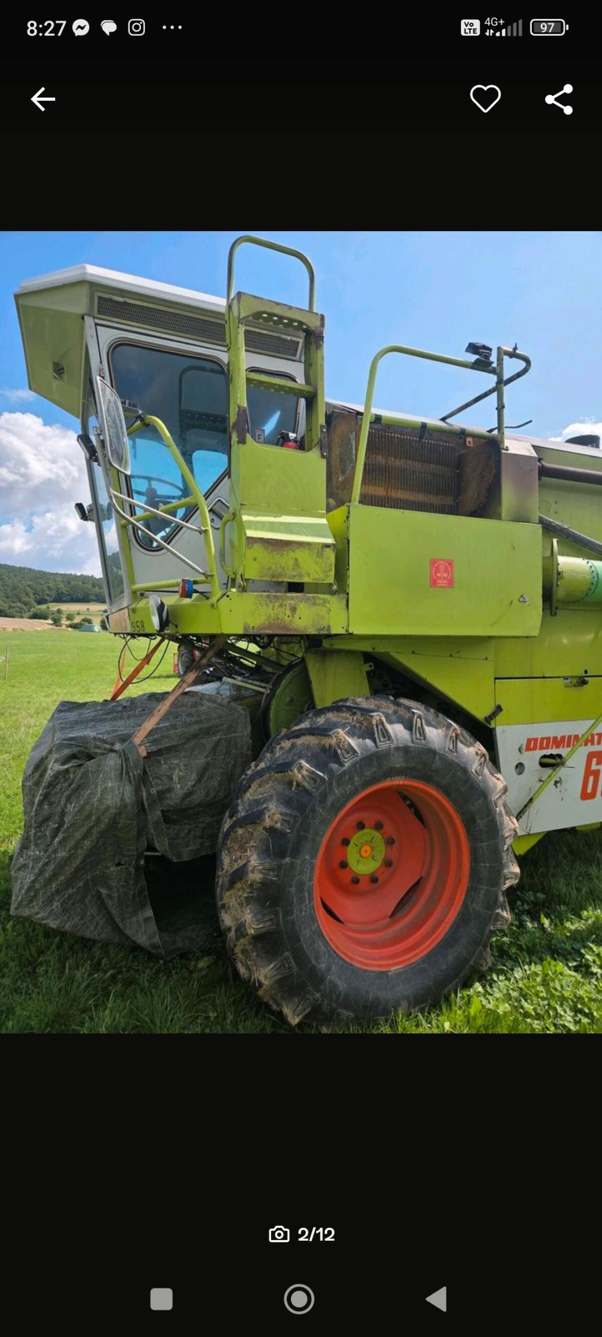 Ich suche einen Mähdrescher, Claas, New Holland 1