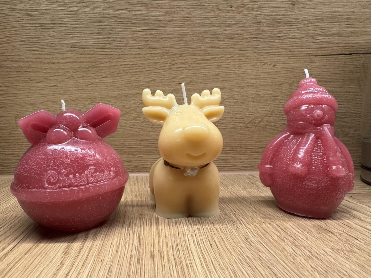 Kerzen handmade für Weihnachten 1