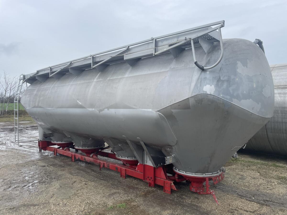 SPITZER Silo 28 m³ Aluminium-Aufbau zu verkaufen 3