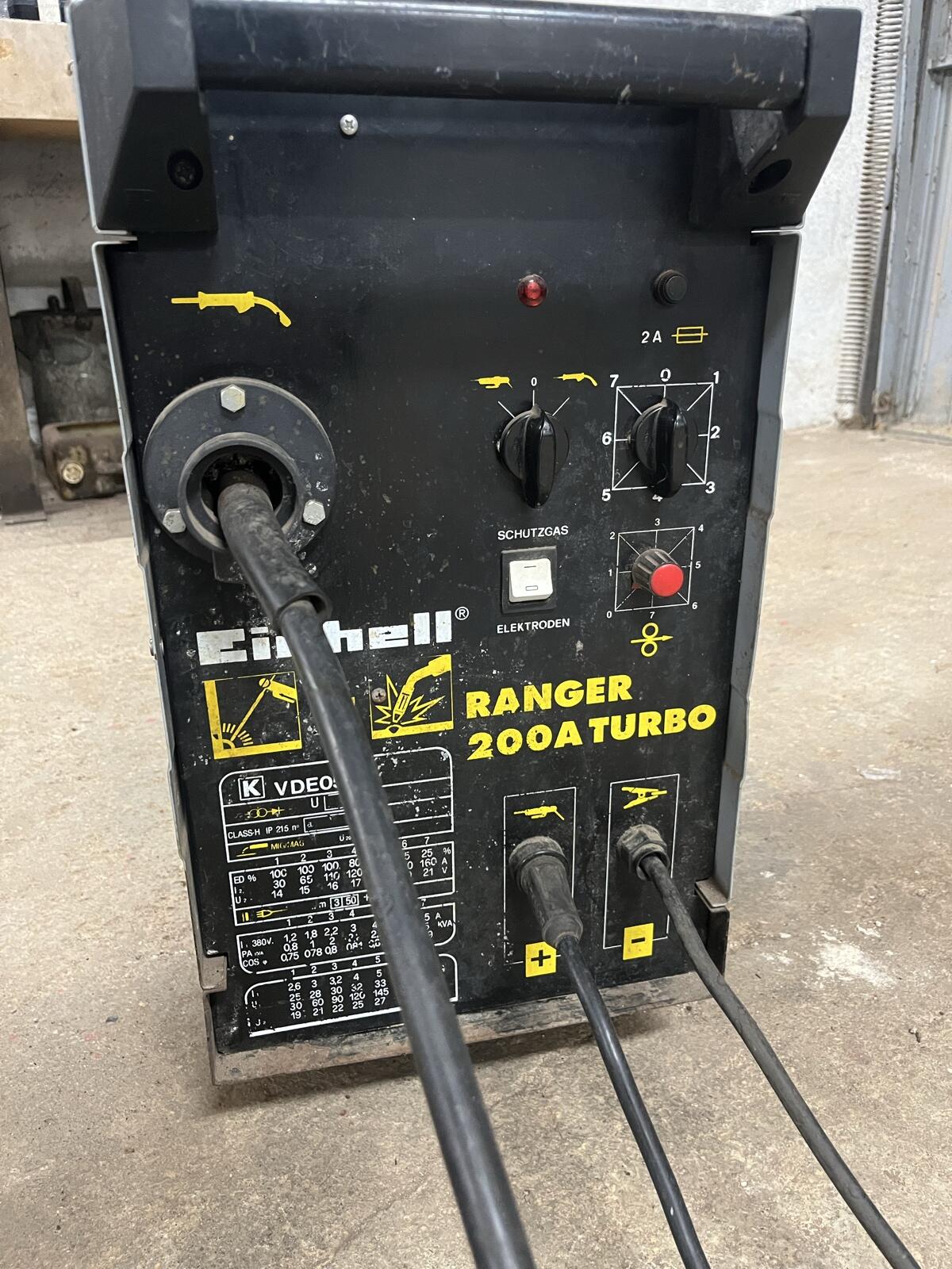 Schutzgas, Elektroden Schweißgerät Einhell Ranger 200A Turbo 1