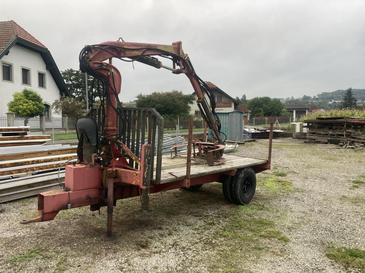 Rückewagen Forstanhänger Krananhänger 2