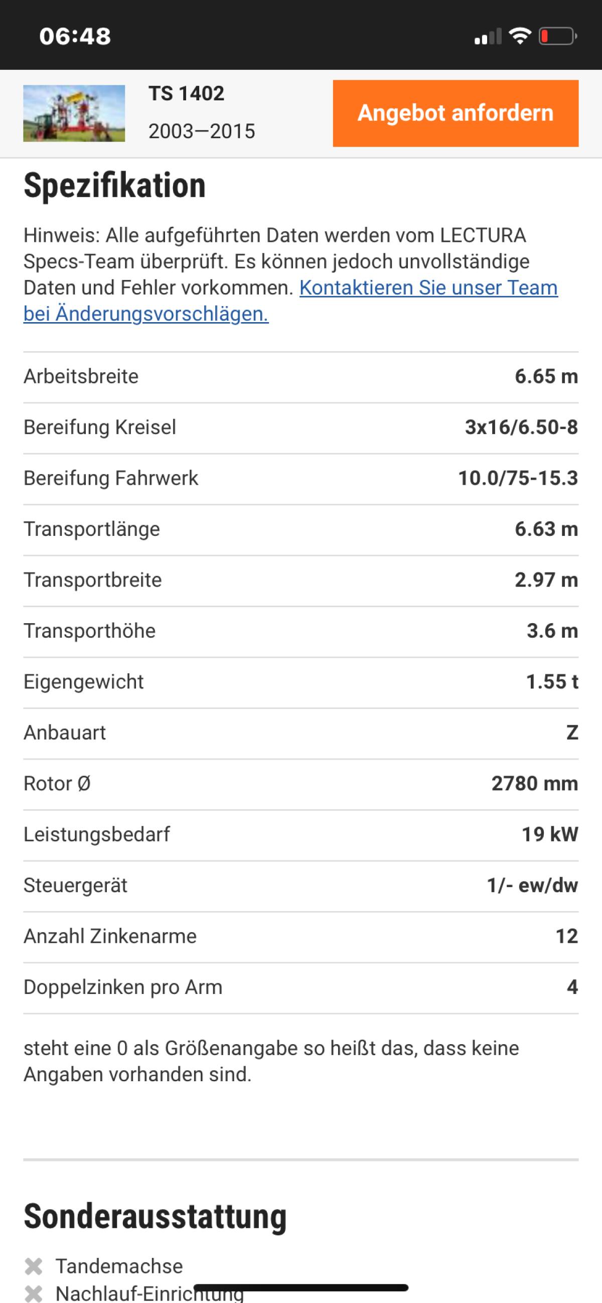 Fella Doppelschwader TS 1402 2