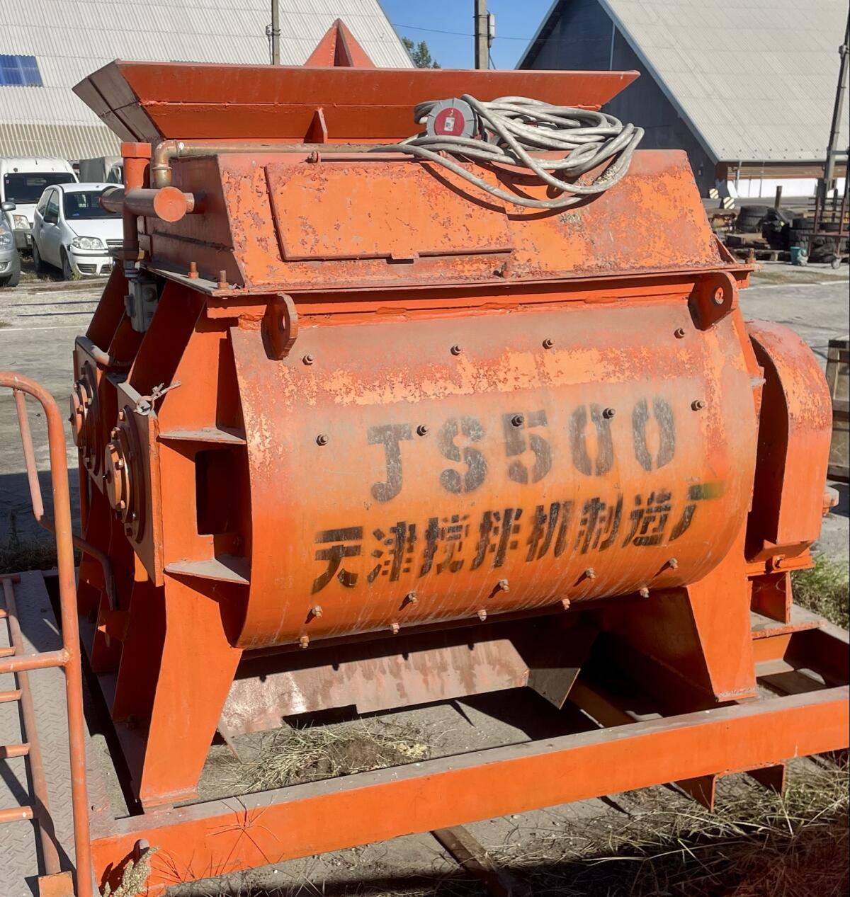 JS500C Zwangsmischer mit zwei horizontalen Mischwellen 3