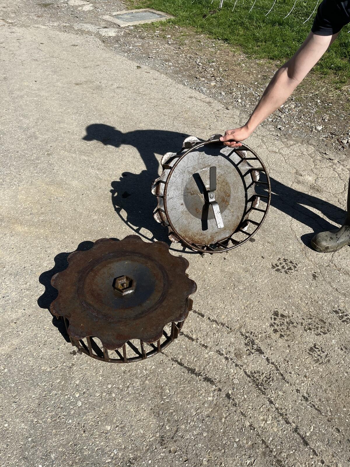 Gitterräder für Motormäher 1