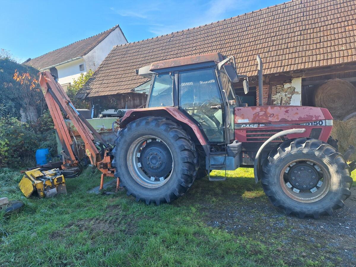 Case Maxum Pro 5150 mit Böschungsmäher Hydrac 6212V 2