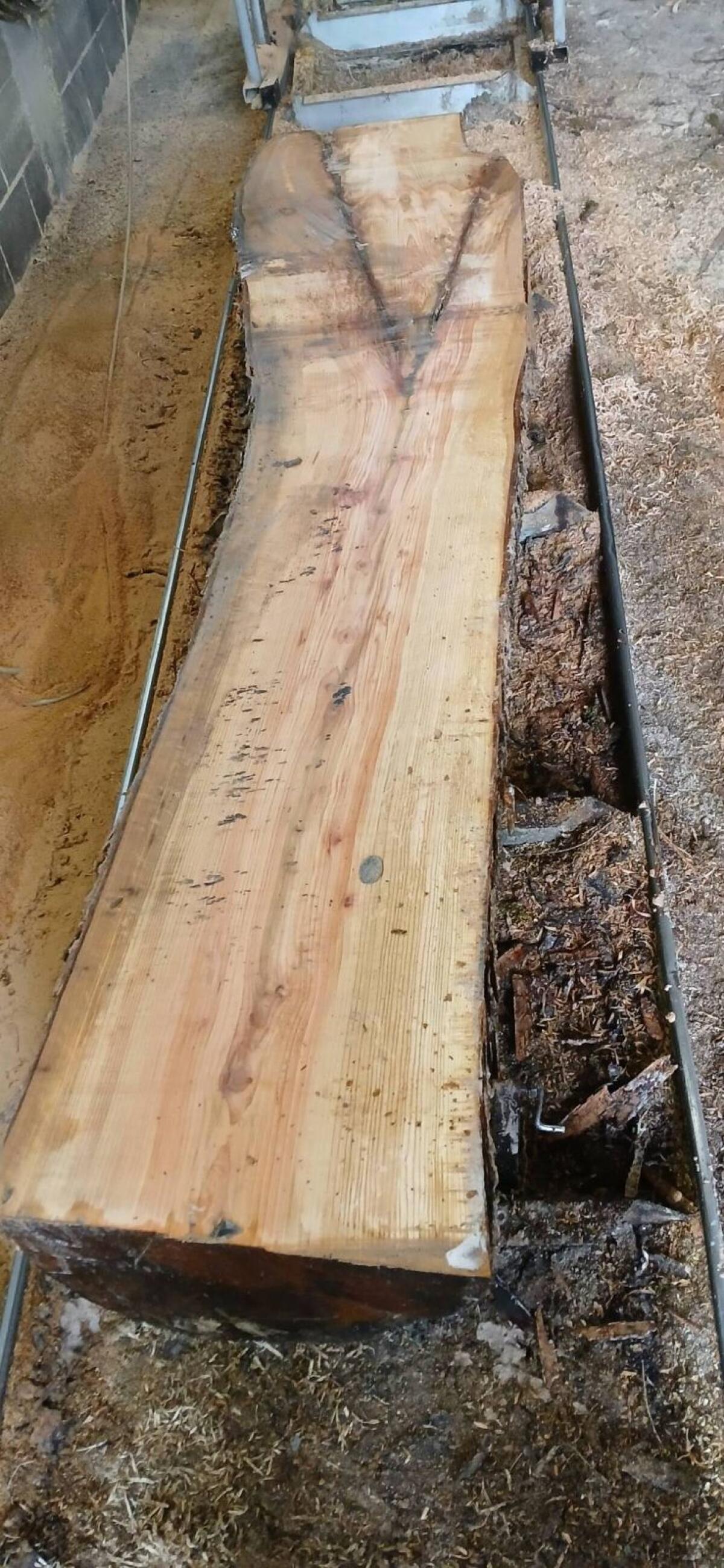 Haselnuss-Pfosten Schnittholz 3