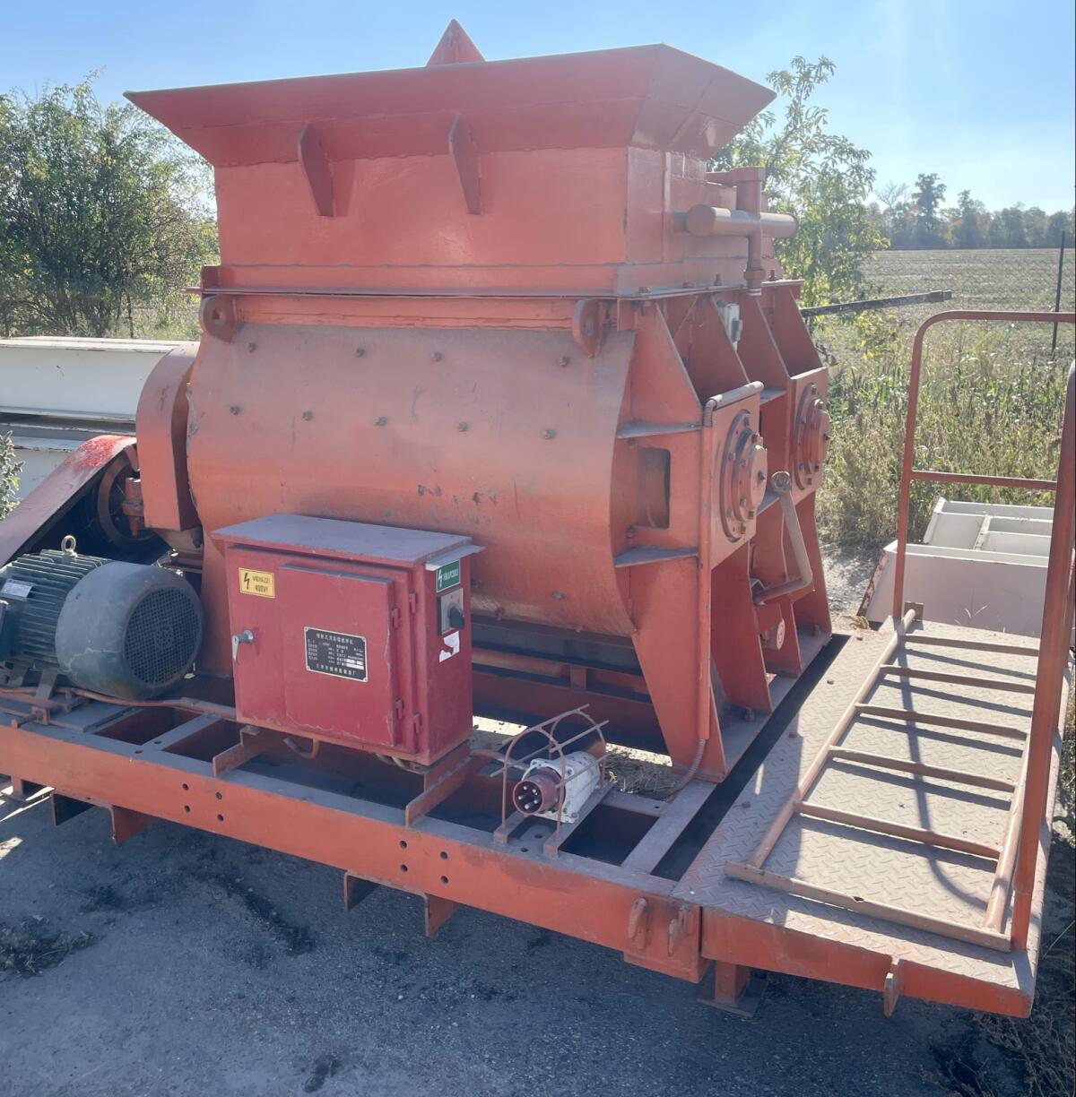 JS500C Zwangsmischer mit zwei horizontalen Mischwellen 2