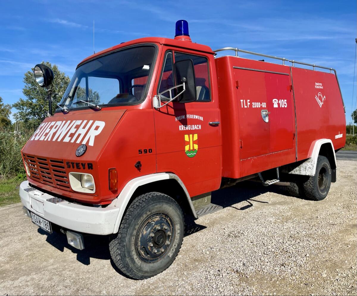 Steyr 590 Original-Feuerwehrfahrzeug 1