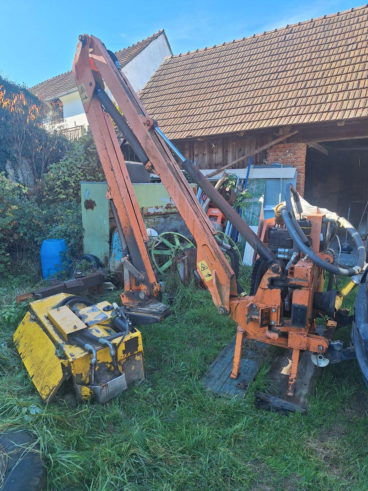 Case Maxum Pro 5150 mit Böschungsmäher Hydrac 6212V 3