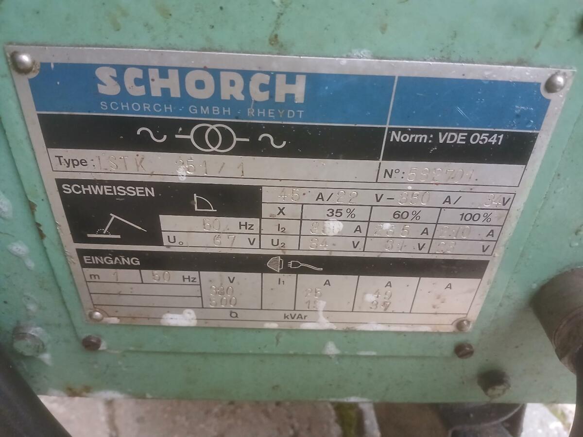 Schweißgerät Elektroden Schorch 3