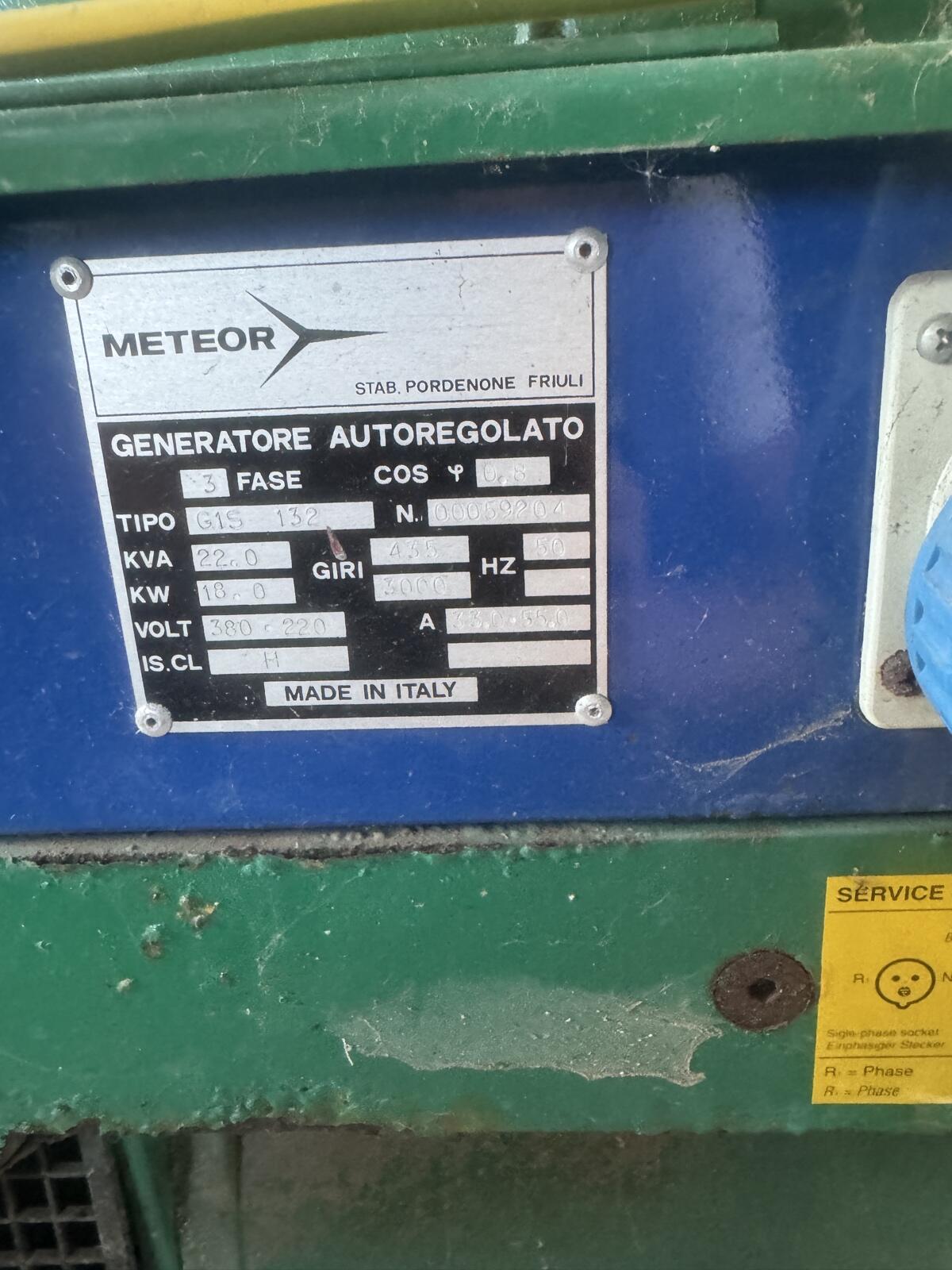 Notstromaggregat 22 kVA 2