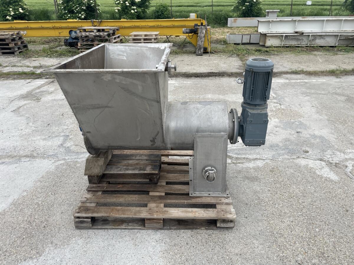 Säurebeständiger Schneckenförderer aus Edelstahl – Industrie 1