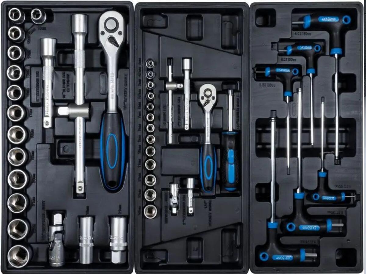 Werkstatt- / Werkzeugwagen bestückt, 251-teilig, neu 3