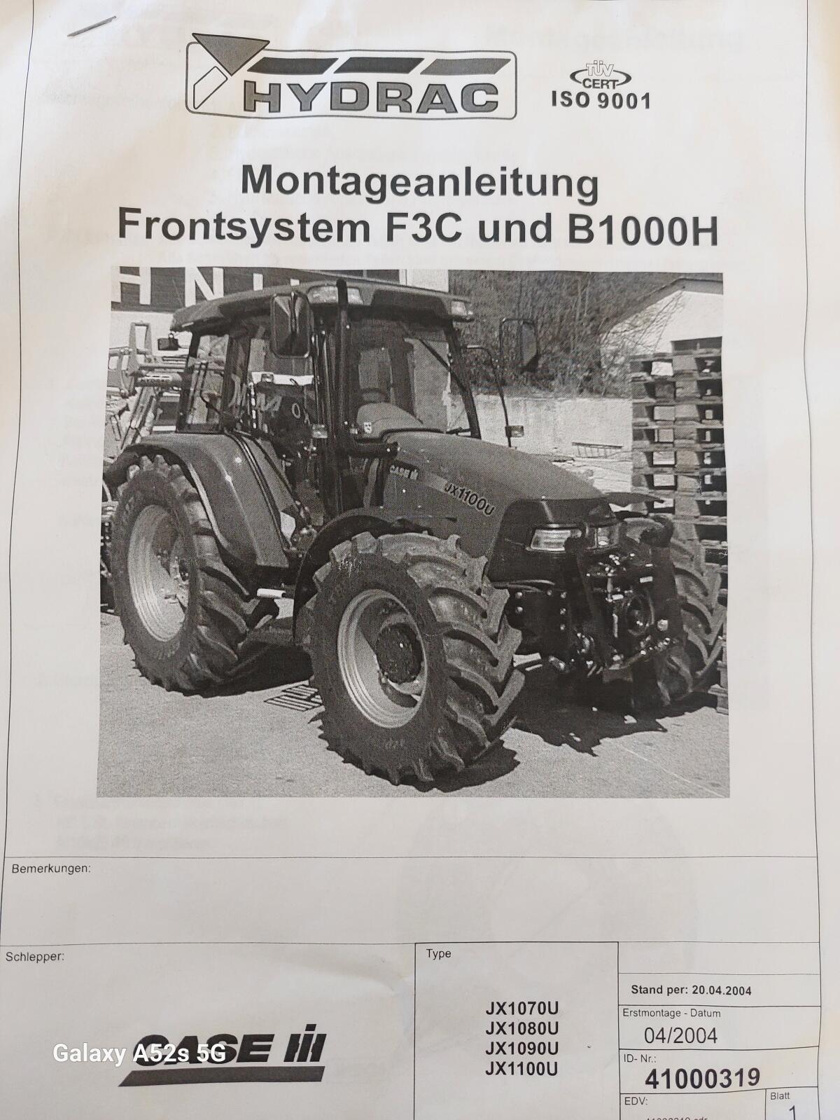 Hydrac Frontzapfwelle B 1000H 1