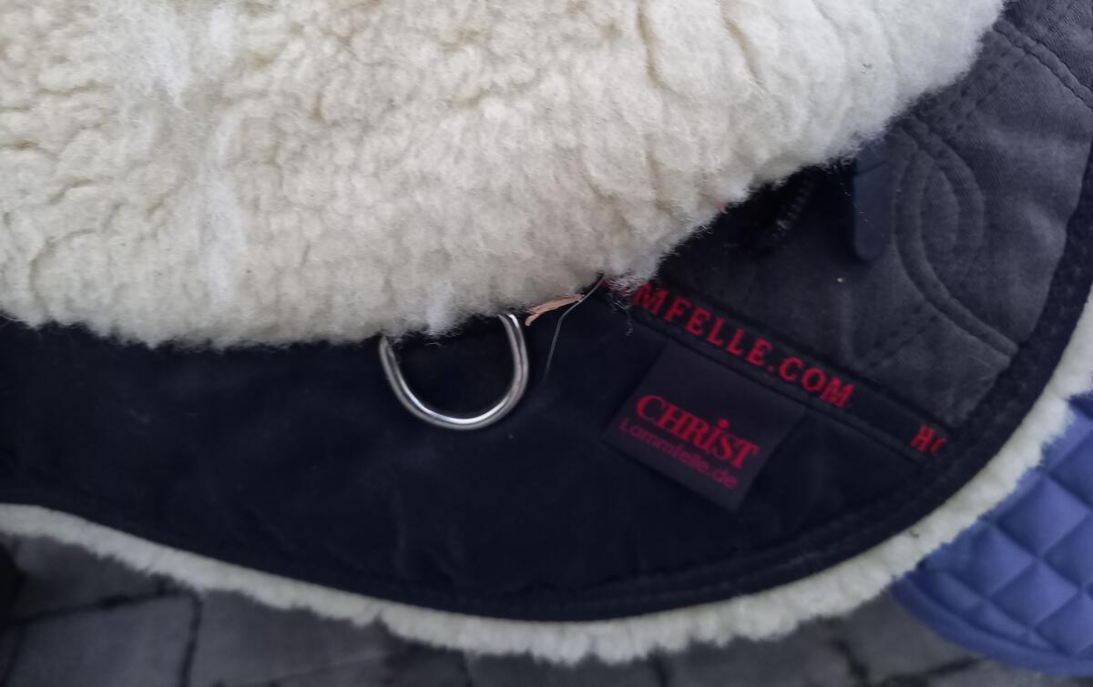 CHRIST Lammfellsattel Iberica natur 3