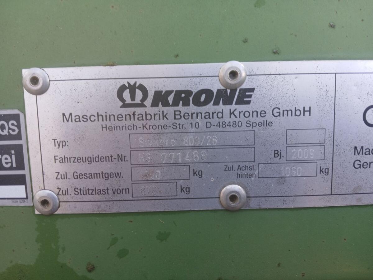 Krone Swadro 800/26 3