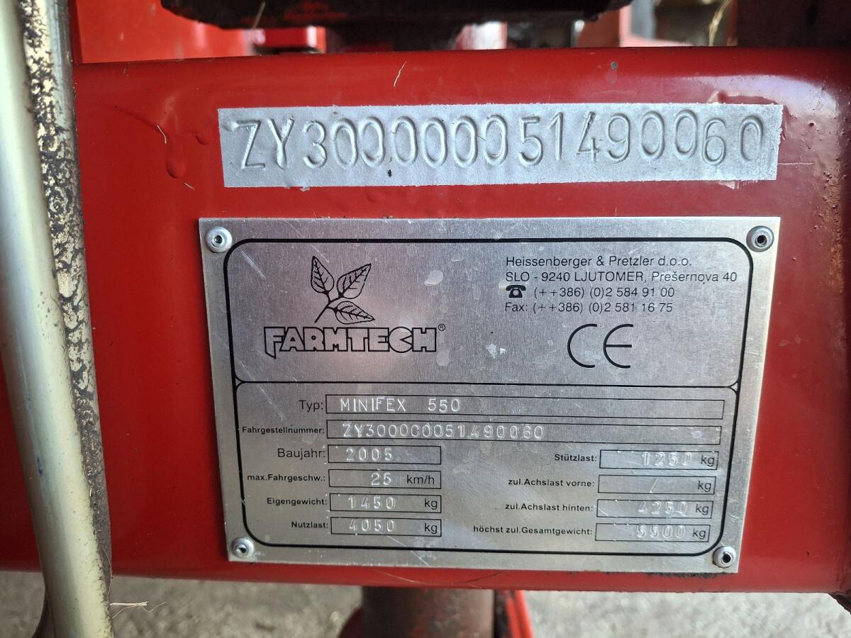 Farmtech Miststreuer 550 2