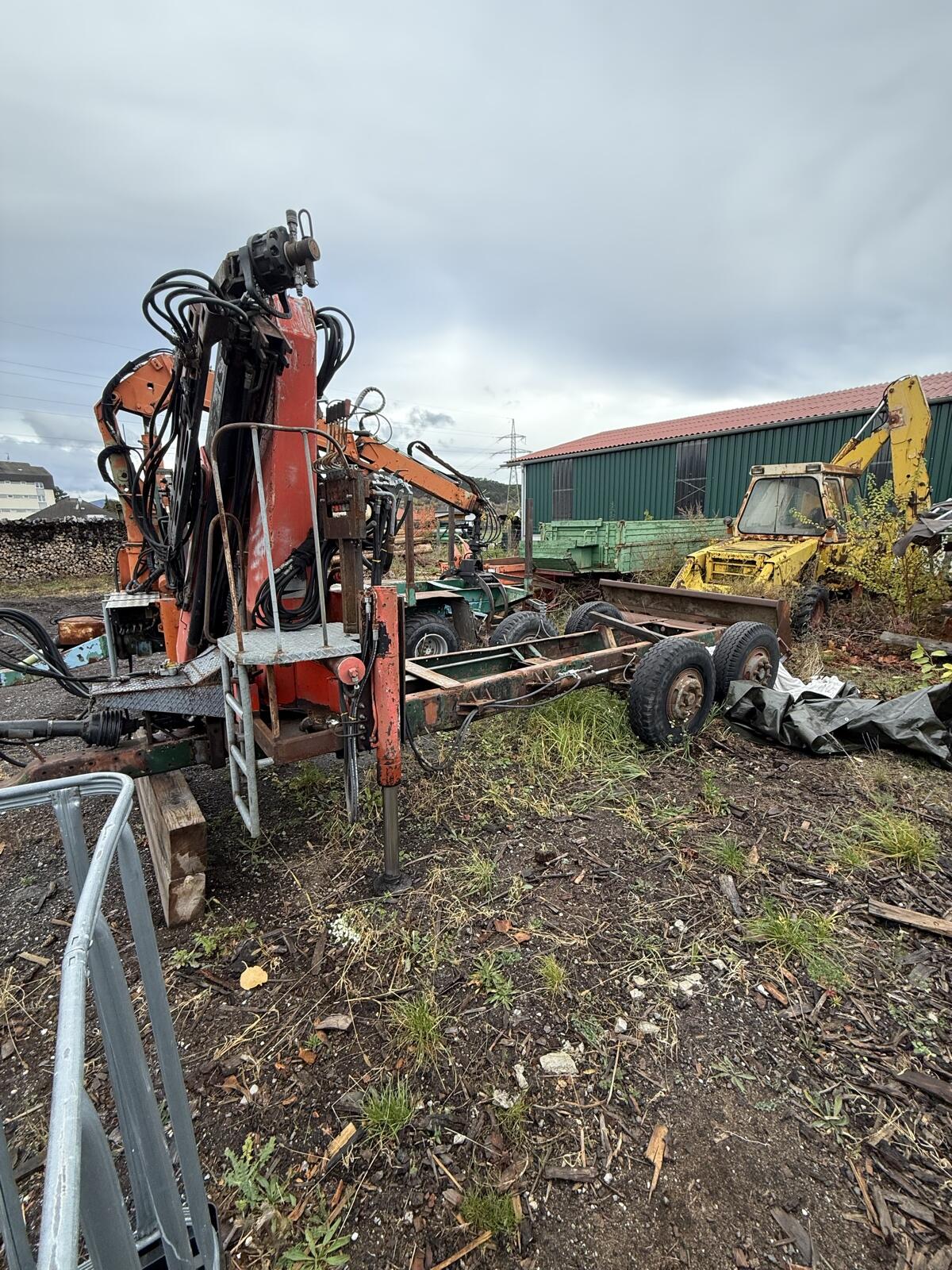 Tandemgestell mit Palfinger PK 8000 2