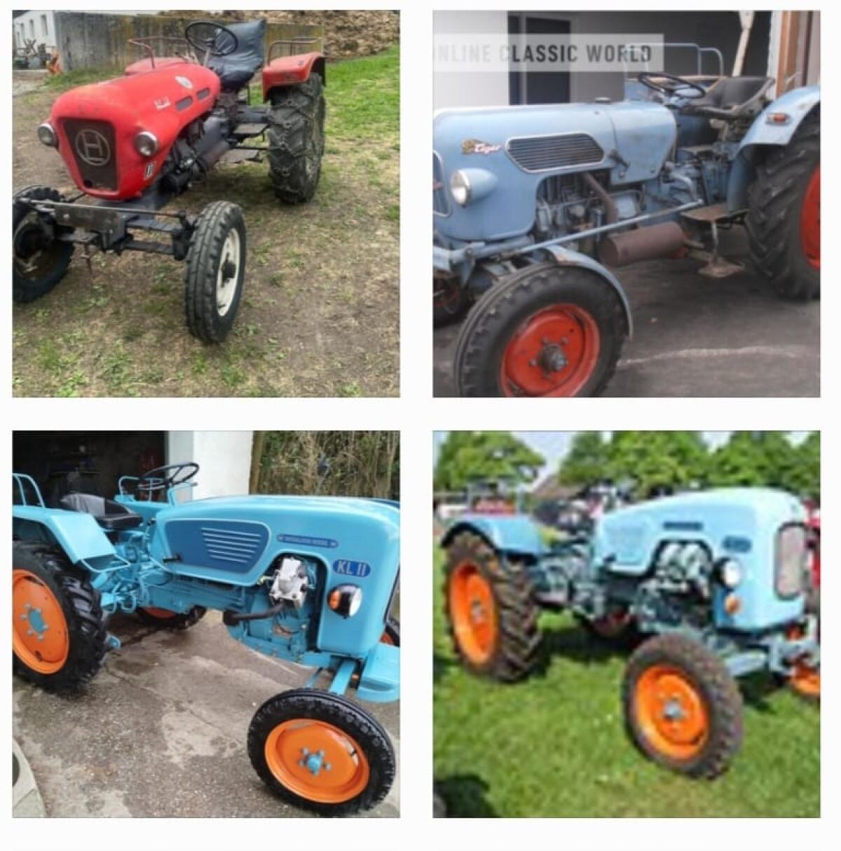 Diese Traktoren wurden ausgeschlachtet 1