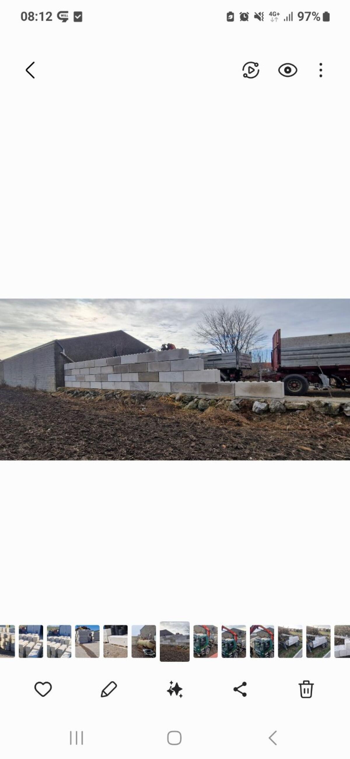 Vollbetonsystembausteine 60x60 3