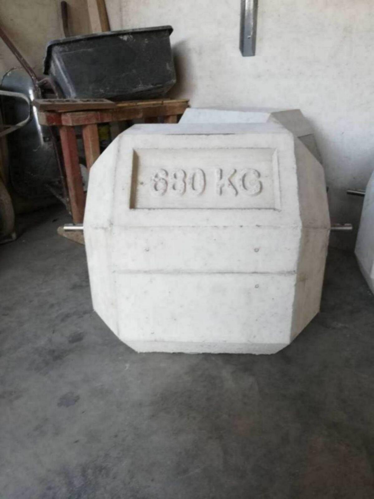 Front- und Heckgewicht Betongewicht 2