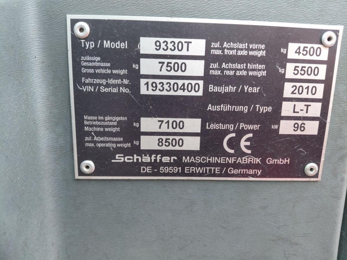 Schäffer Radlader 9330T 2