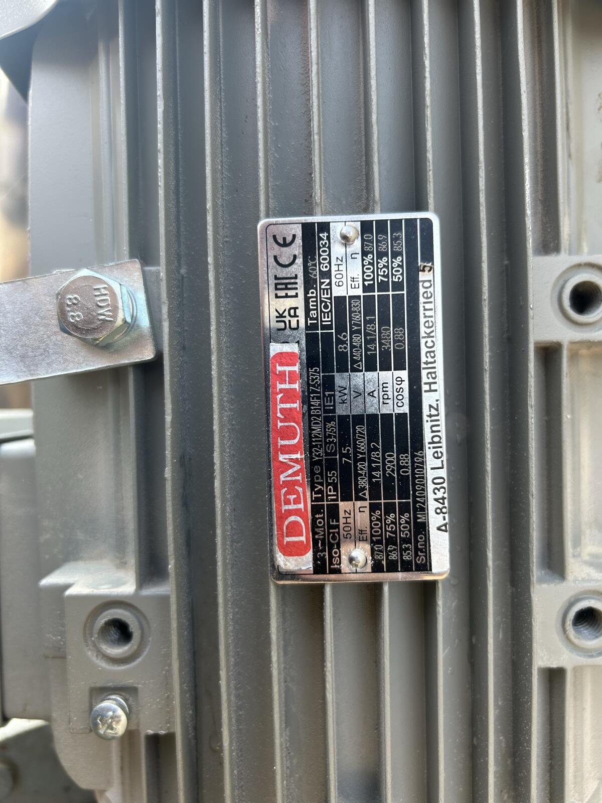 Elektromotor 7,5 kW 1