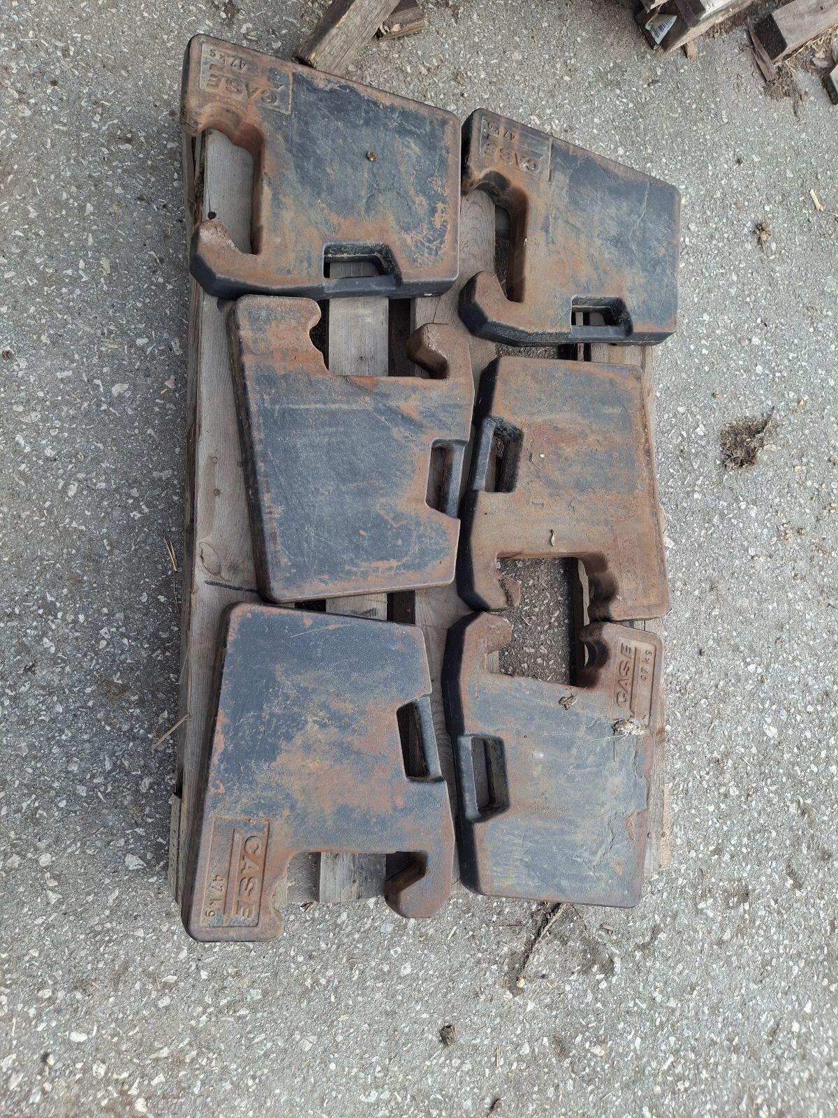 Steyr 9000 Case CS Koffergewicht Frontgewicht 46 kg 6 Stk. 2