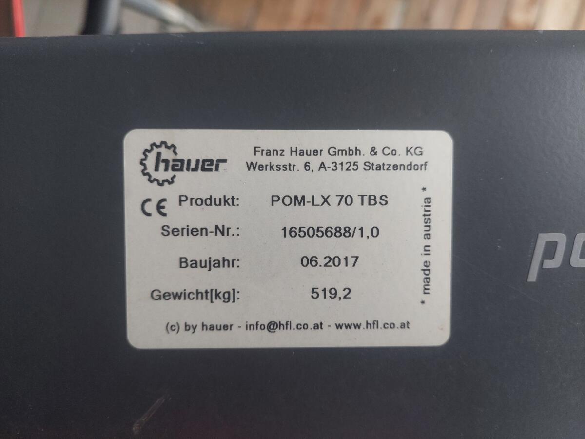 Lindner Hauer LX 70 baugleich Hauer VX 70 2