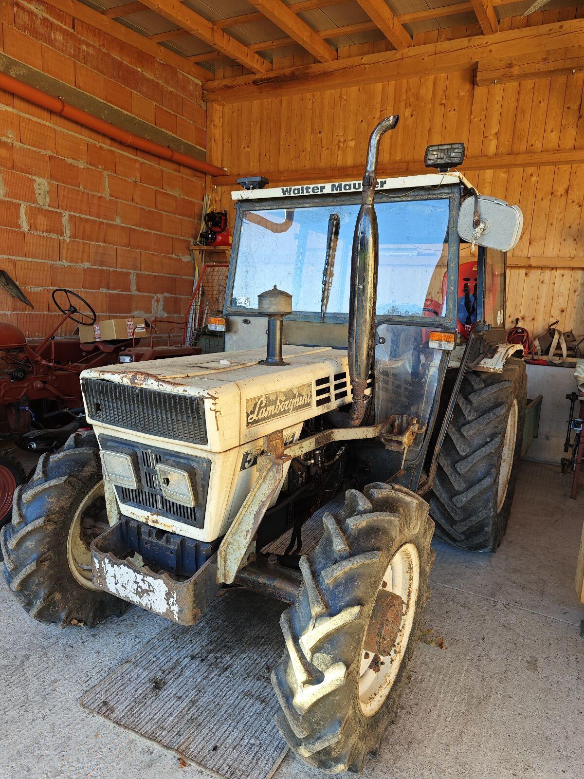 Lamborghini R 503 DT mit Hauer Frontlader 2