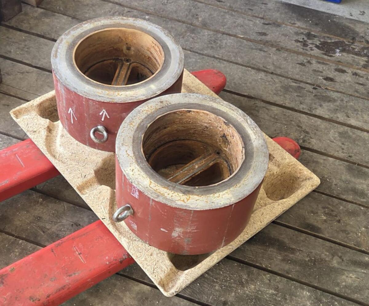 2 Stk. Metallringe zum Bau von Frontgewicht 2