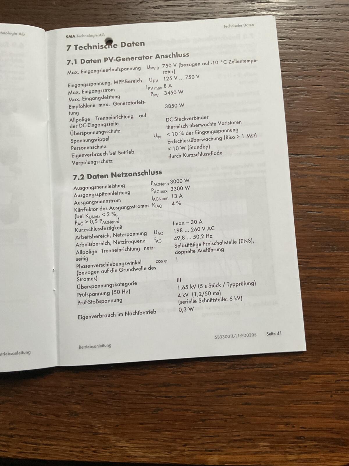 Wechselrichter SMA Sunny Boy 5000TL und 3000TL 3