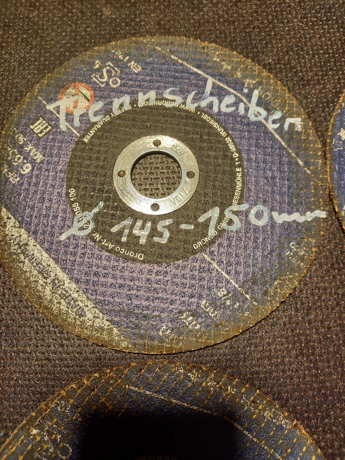 10 gebrauchte Trennscheiben Metall 2