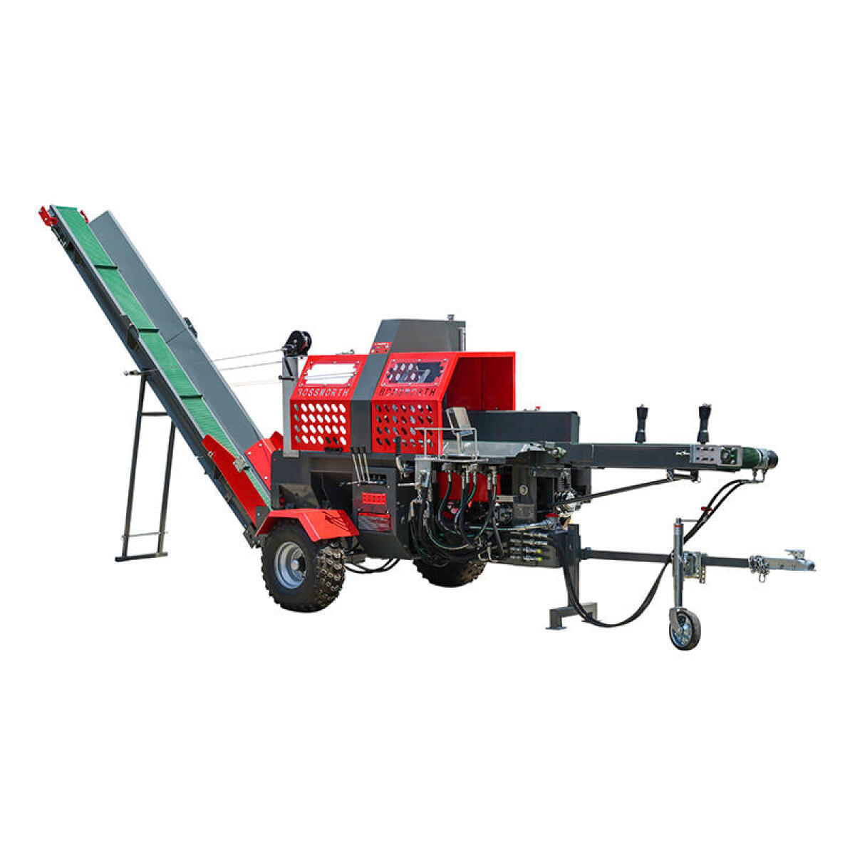 Sägespaltautomat Benzin, Elektro, Zapfwelle, 20 t, Spaltkraft 1