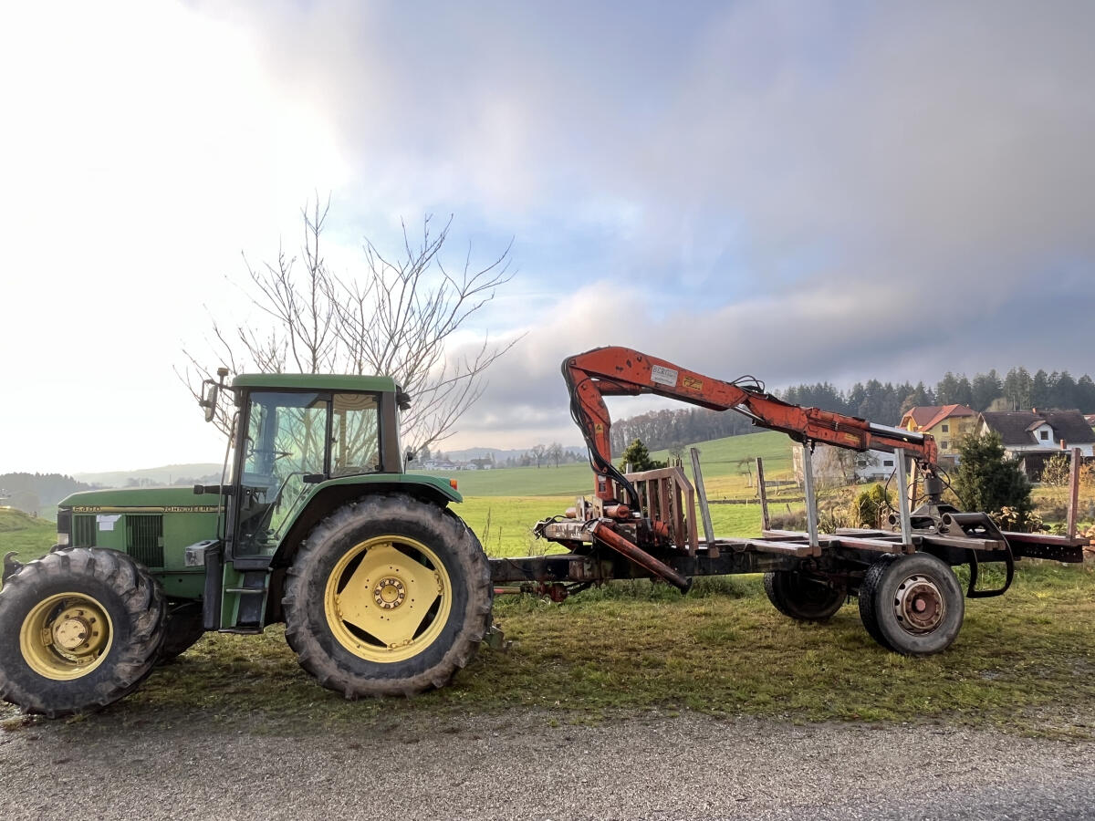 Rückewagen mit HIAB Kran HIAB 650 2
