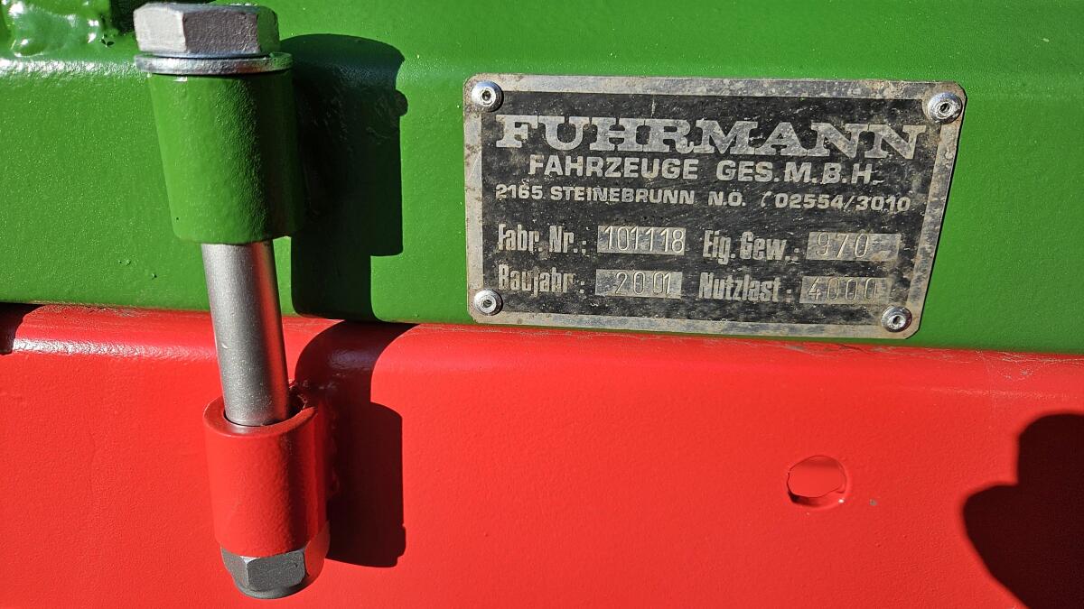 Fuhrmann Anhänger 3-Seiten-Kipper neu aufgebaut 5 Tonnen 3