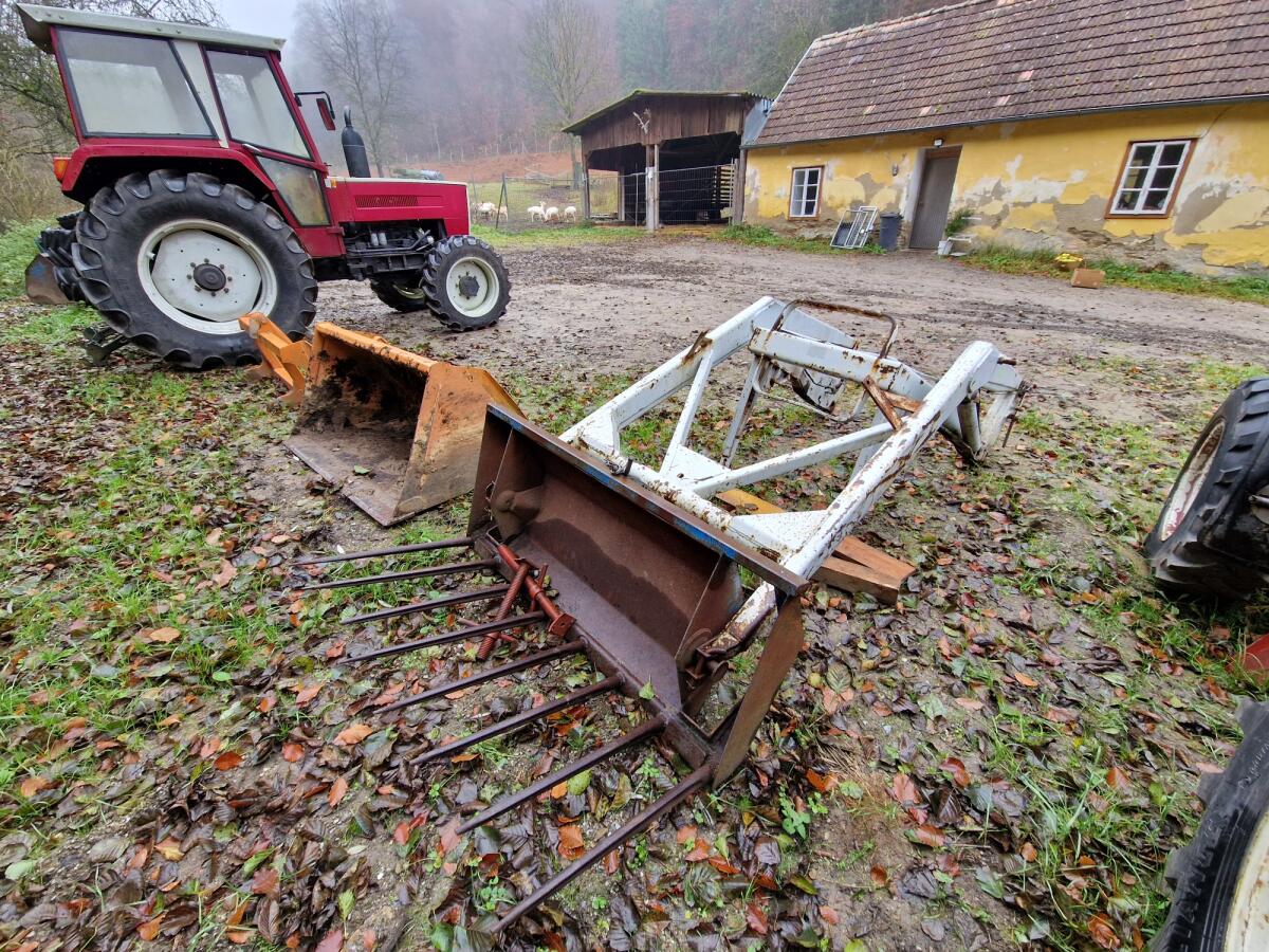 Frontlader Steyr 650, 658, 760, 768 mit Konsole 3