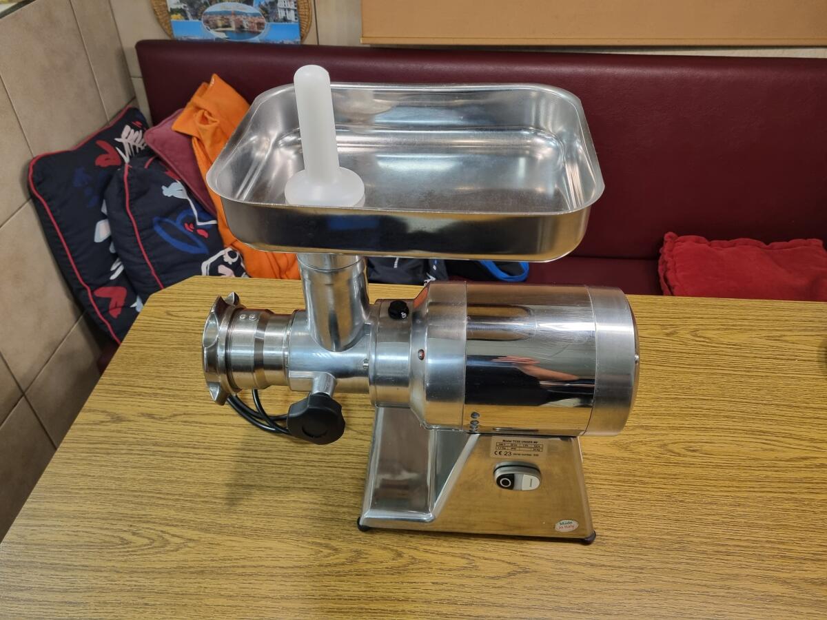 Gewerbe Fleischwolf Edelstahl TC 22 Unger MF 3