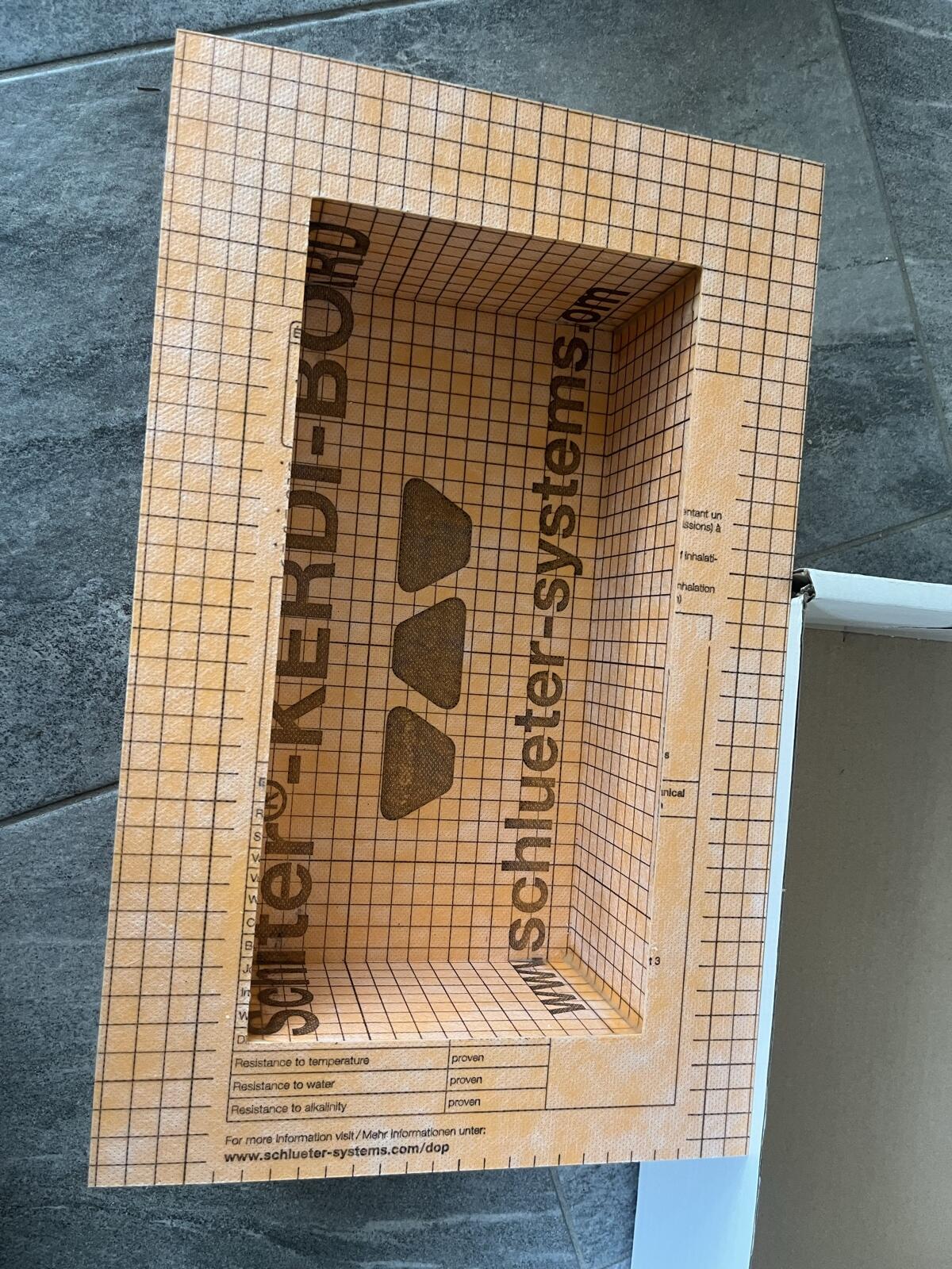Schlüter Kerdi Board Nische fürs Bad 2