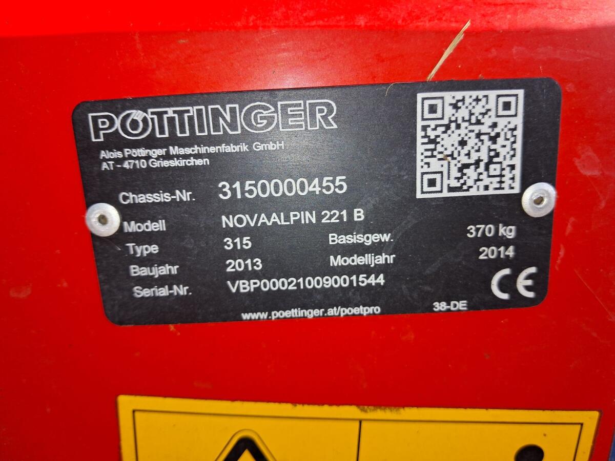 Pöttinger Nova Alpin 221 3