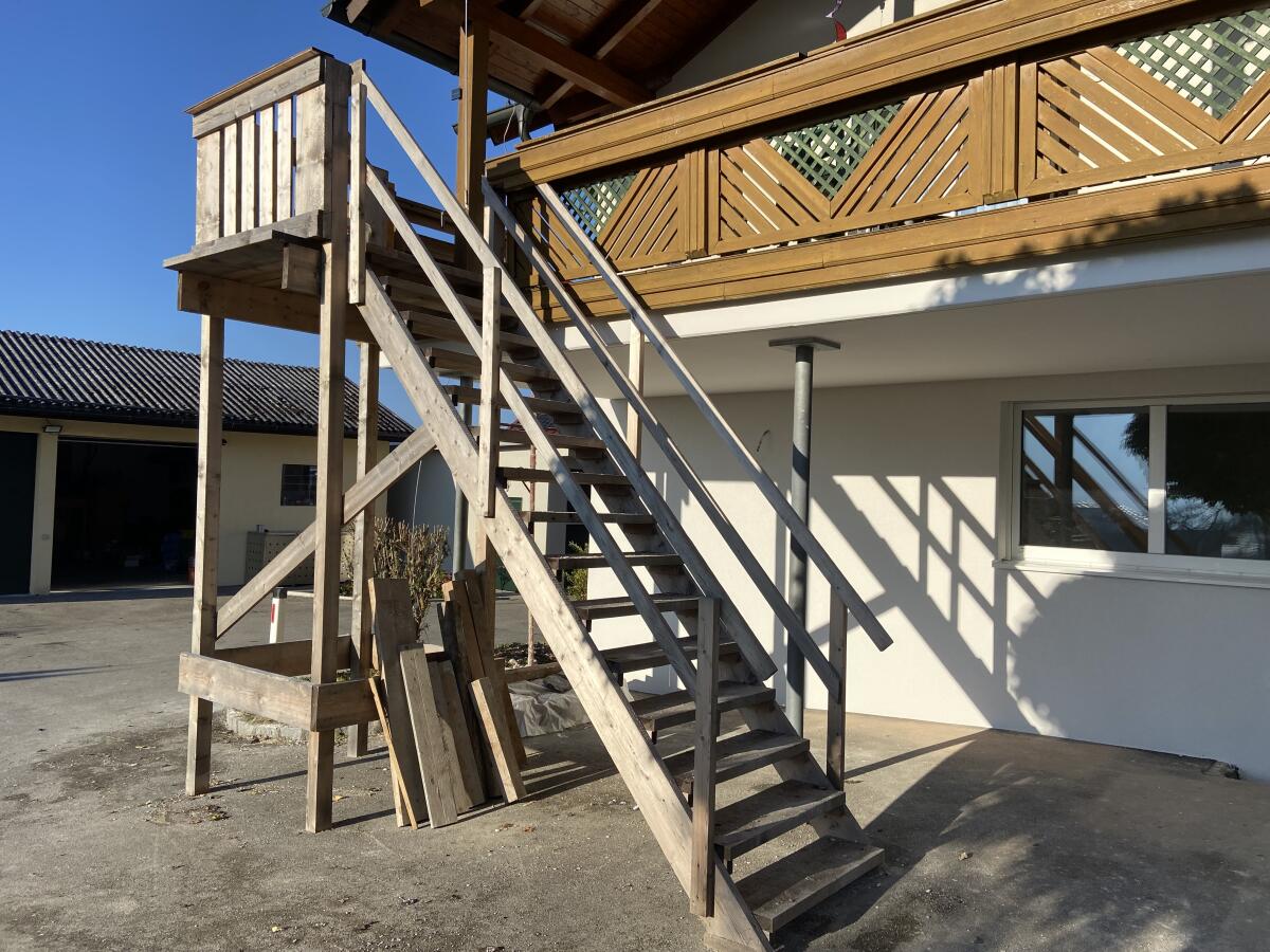 Stiegenaufgang für Baustelle/Hochstand 2