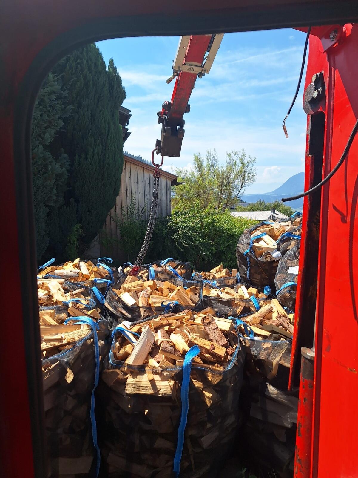 Buchen oder Fichten Brennholz 1