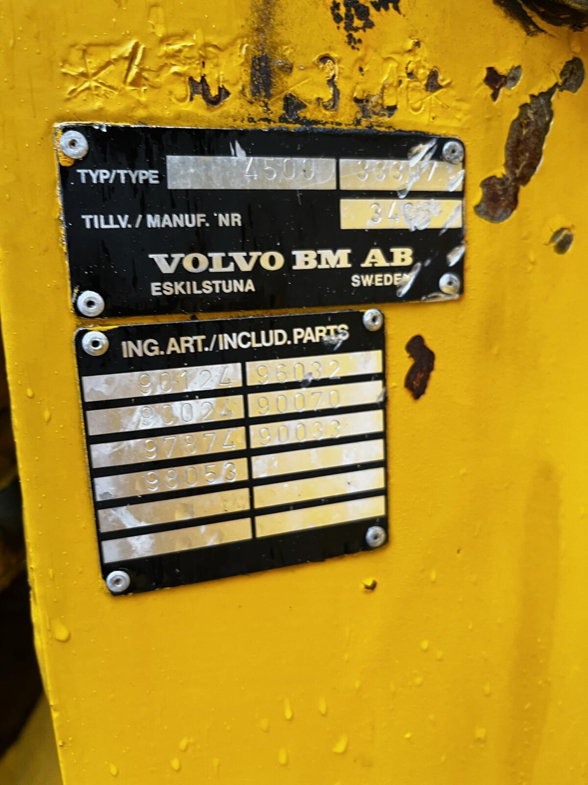 Radlader VOLVO BM 4500 B 3