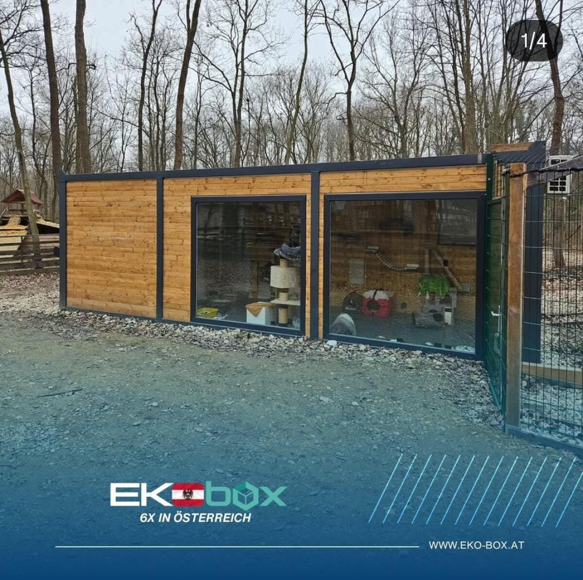 Tierhütte, Tiercontainer, Hühnerstall, Stall, Container 2