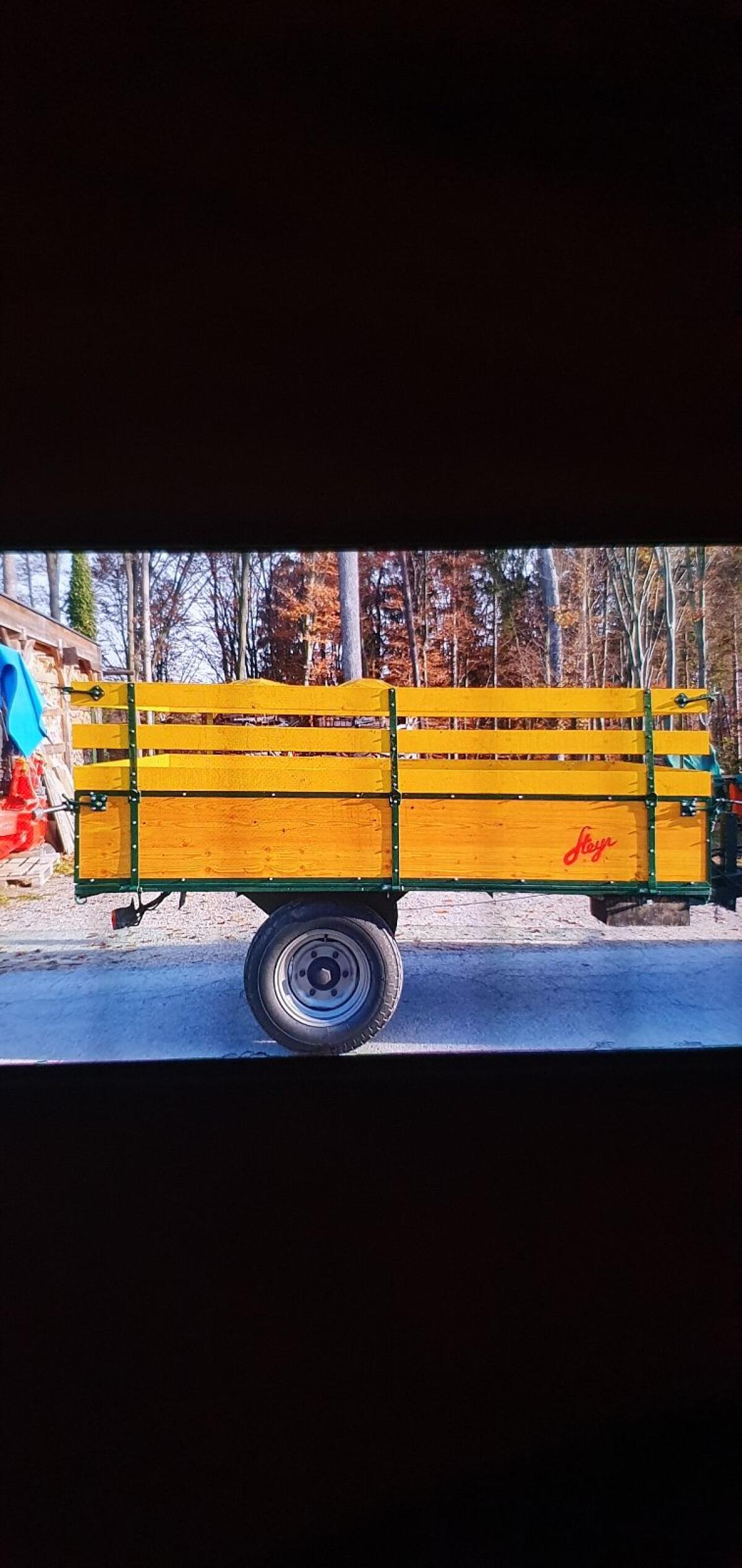 Oldtimer Anhänger Traktor Anhänger gebremst 3