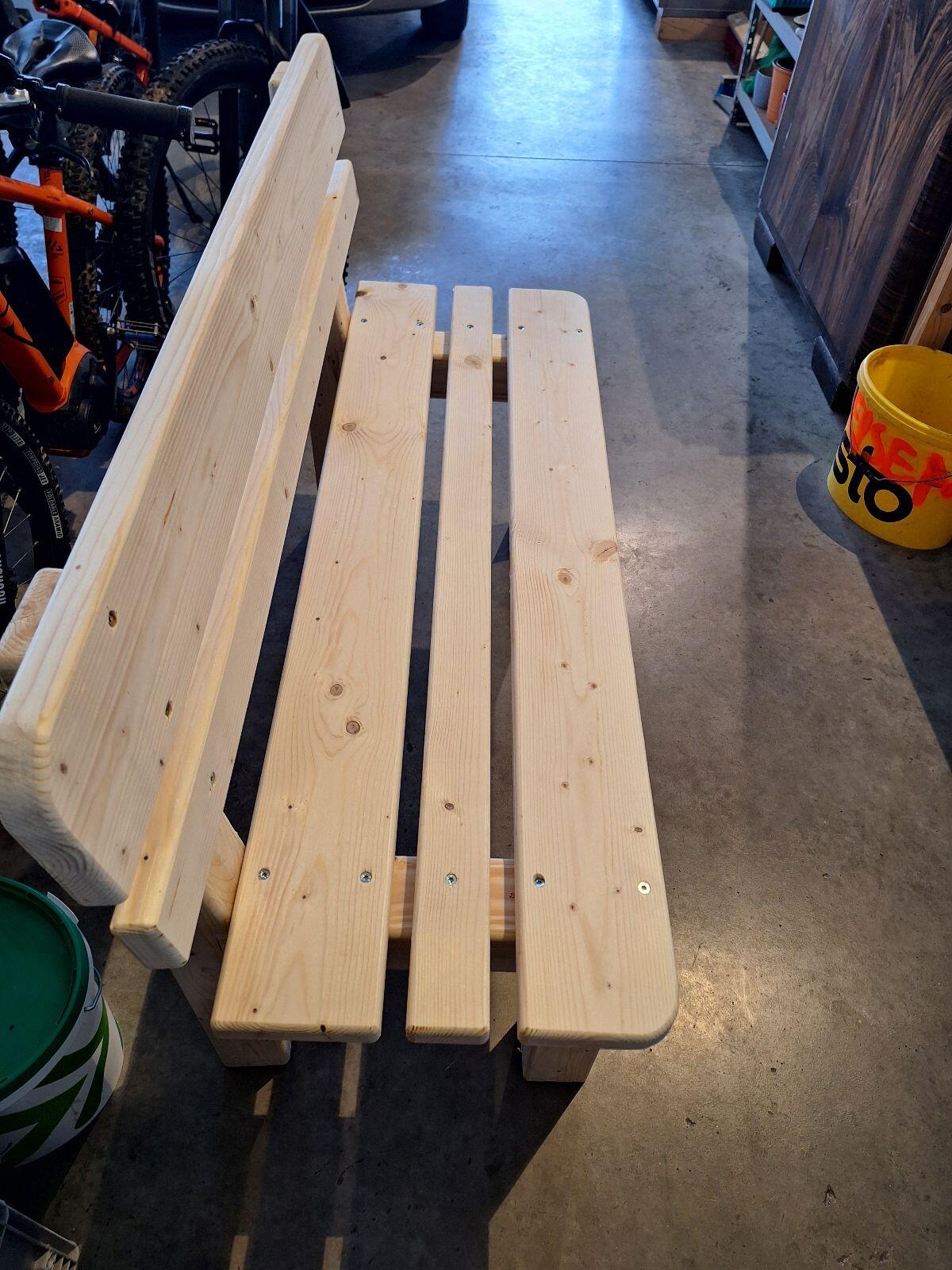 Fichte Gartenbank 2-Sitzer 2