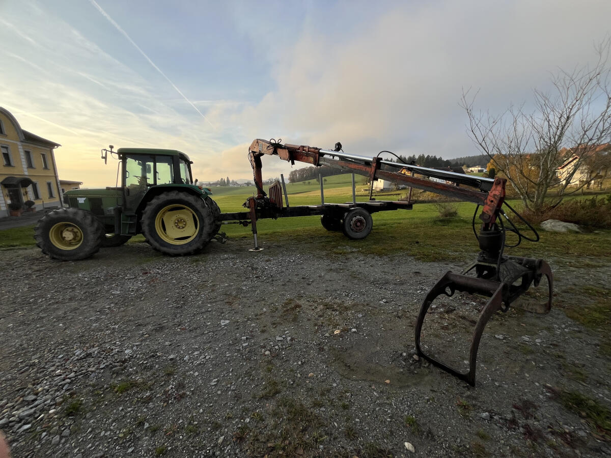 Rückewagen mit HIAB Kran HIAB 650 3